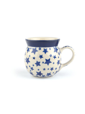 Bunzlau Castle Mug Farmer 240ml White Stars