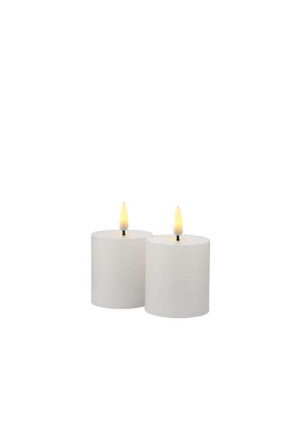 Sille tealight LED Ø5xH6,5cm set/2