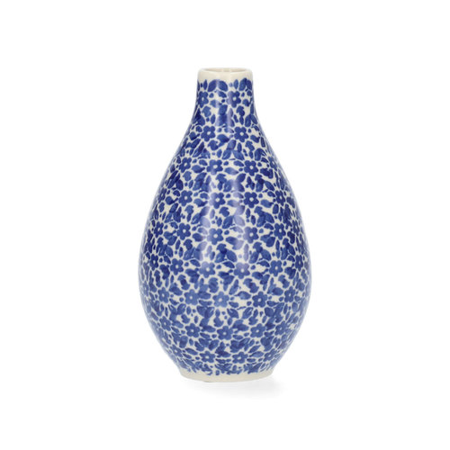 Bunzlau Castle Vaas Droplet 13cm Indigo Bunzlau Castle Vaas Droplet 13cm Indigo