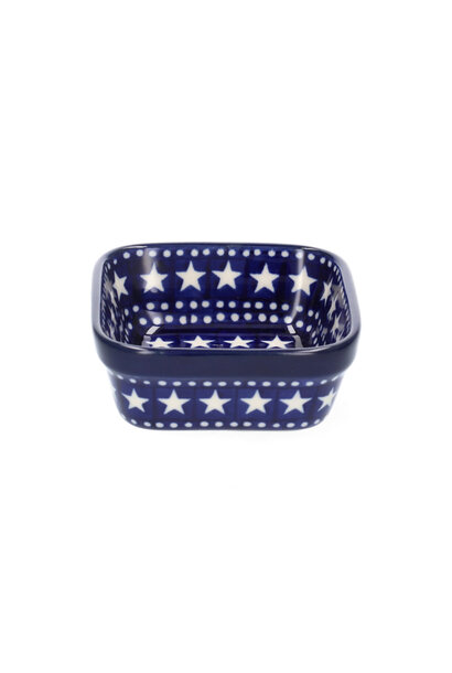 Vierkante kom 170ml Blue Stars