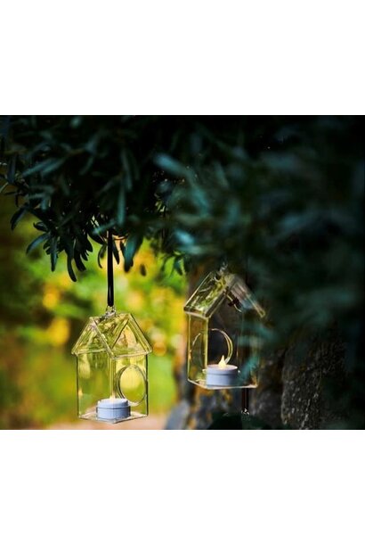 Holger House set/2 h13cm clear