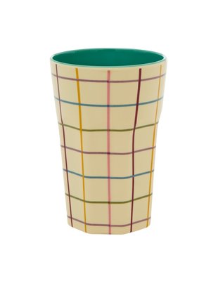 Rice Melamine Tall cup Check