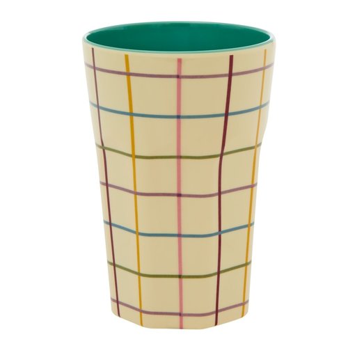 Rice Melamine Tall cup Check