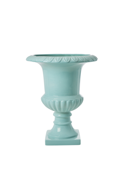 Aardewerk vaas / bloempot large Mint