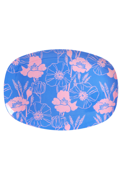 Melamine ovaal bord Poppies Love
