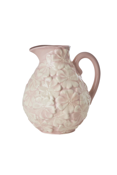 Aardewerk Kan / vaas Flower perfect pink 5ltr