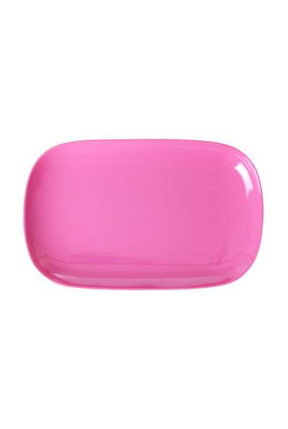 Melamine rechthoekig bord medium fuchsia