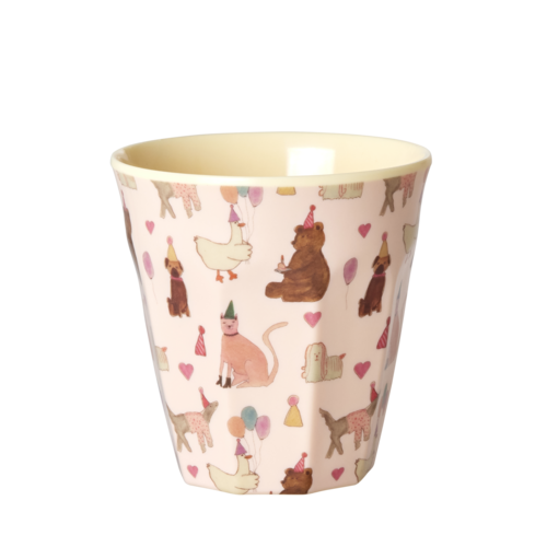 Rice Melamine Kids beker small Party Animal lavendel Rice Melamine Kids beker small Party Animal lavendel