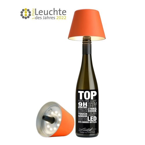 Sompex design for life TOP led flessen lamp orange Sompex design for life TOP led flessen lamp orange