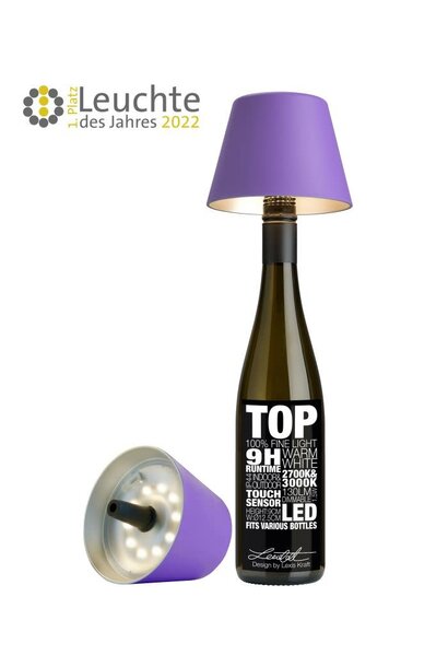 TOP led flessen lamp lila