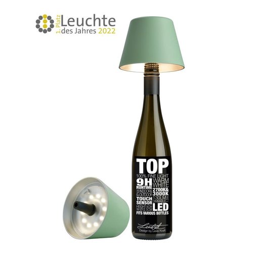 Sompex design for life TOP led flessen lamp olive green Sompex design for life TOP led flessen lamp olive green