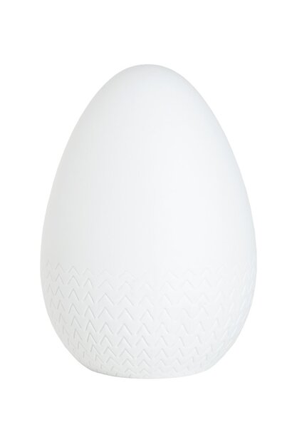 Porcelain Easter egg '23 Spikes small  H: 15,5cm D: 10,5cm