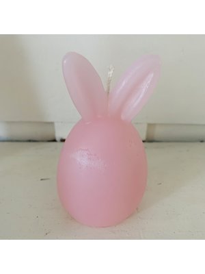 Karly's candles Kerze Osterhase gerade Ohren Rosa