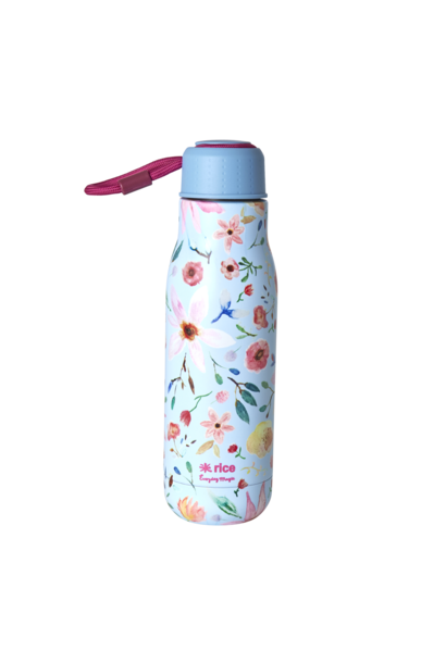 SS Thermosfles 500ml Selma Flower blue