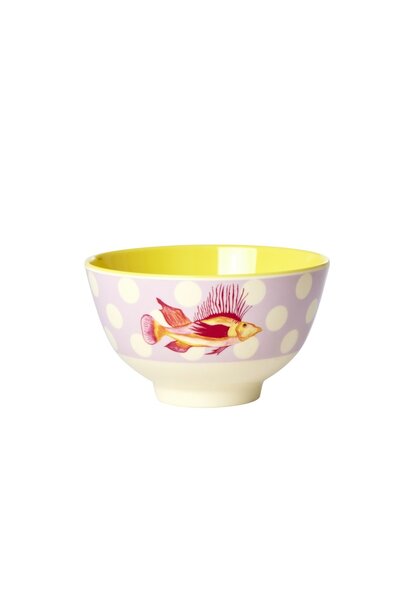 Melamine kom small Fish lavender