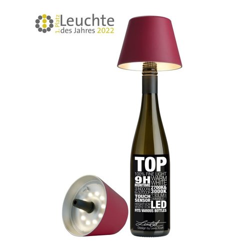 Sompex design for life TOP led flessen lamp bordeaux Sompex design for life TOP led flessen lamp bordeaux