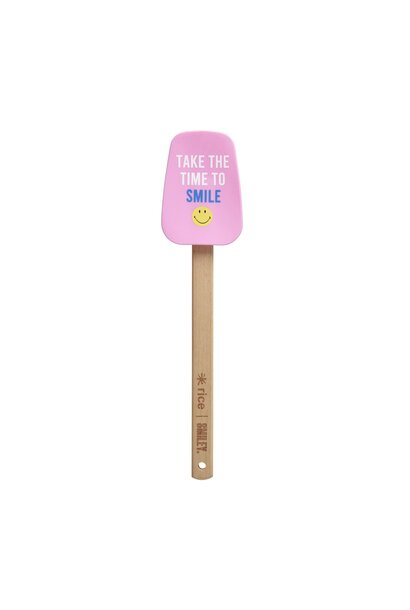Silicone spatel Smiley pink