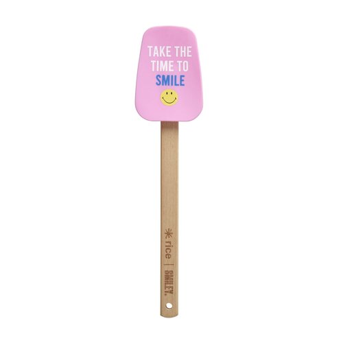 Rice Silicone spatel Smiley pink