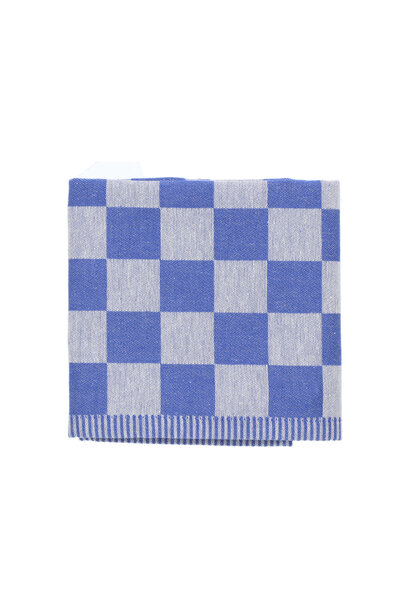 Theedoek Block blue