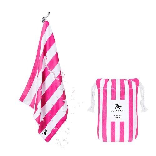 Dock & Bay Cooling towel Cabana Phi Phi Pink