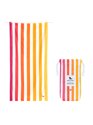 Dock & Bay Strandtuch XL Summer Peach Sunrise