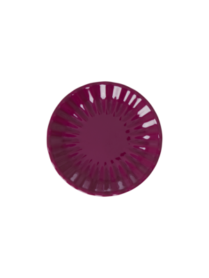 Rice Melamine gebaks bord Solid soft plum