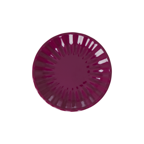 Rice Melamine gebaks bord Solid soft plum