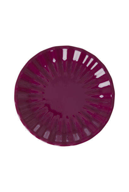 Melamine lunch bord Solid soft plum