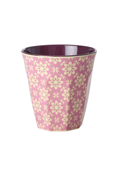 Melamine beker medium Graphic Flower