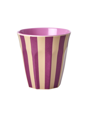 Rice Melamin becher Stripes magenta