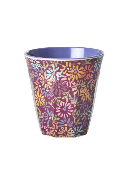 Melamine beker medium Wild Vintage Flower
