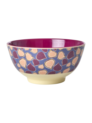 Rice Melamine bowl Figs in Love