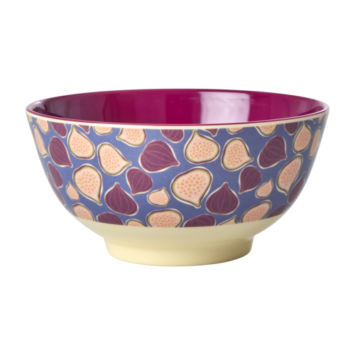 Rice Melamine bowl Figs in Love