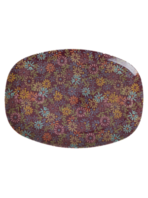 Rice Melamine ovaal bord Wild Vintage Flower