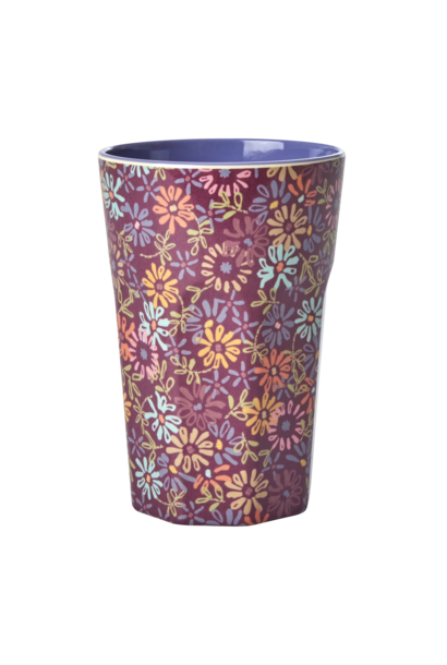 Melamine Tall beker Wild Vintage Flower