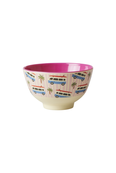 Melamine kom small Cars pink