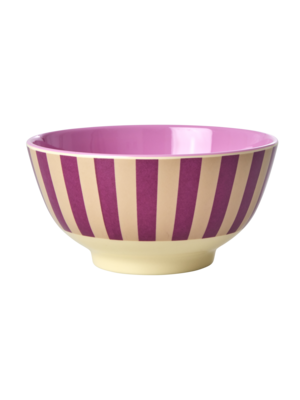 Rice Melamin schale Stripes magenta