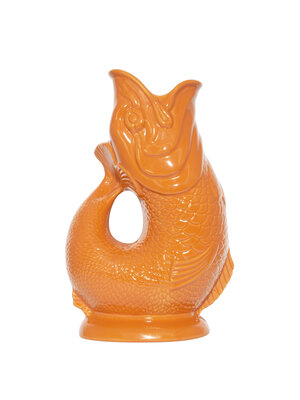 Gluckigluck Gluckigluck Gluggle Fish XL jug / vase / carafe orange 1,2ltr