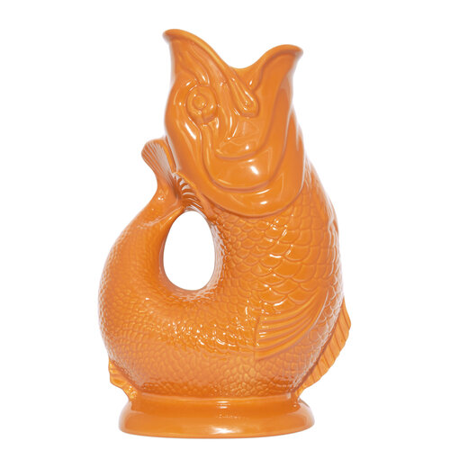 Gluckigluck Gluckigluck Gluggle Fish XL jug / vase / carafe orange 1,2ltr