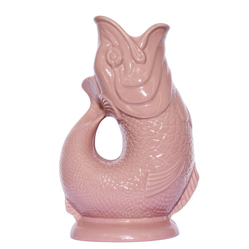 Gluckigluck Gluckigluck Guggle Vis XL kan / vaas / karaf pink 1,2ltr Gluckigluck Gluckigluck Guggle Vis XL kan / vaas / karaf pink 1,2ltr
