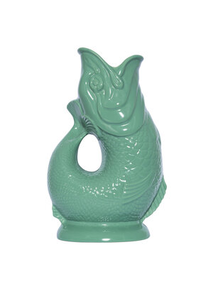 Gluckigluck Gluckigluck Gluggle Fish XL jug / vase / carafe sea green 1,2ltr