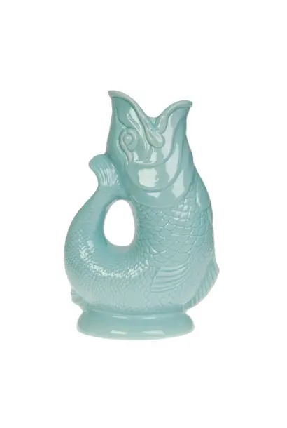 Gluckigluck Gluggle Vis XL kan / vaas / karaf eau de nil 1,2ltr