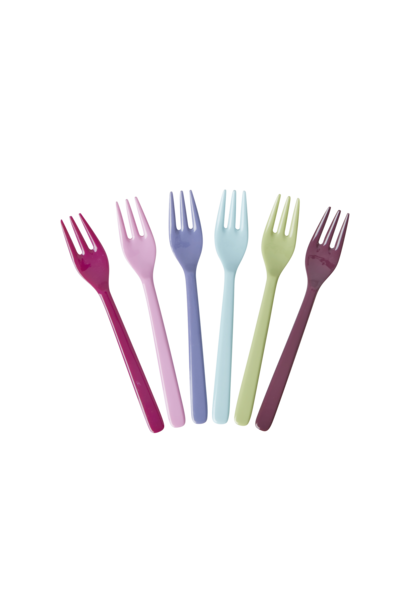 Melamine vorkjes Viva la Vida set/6