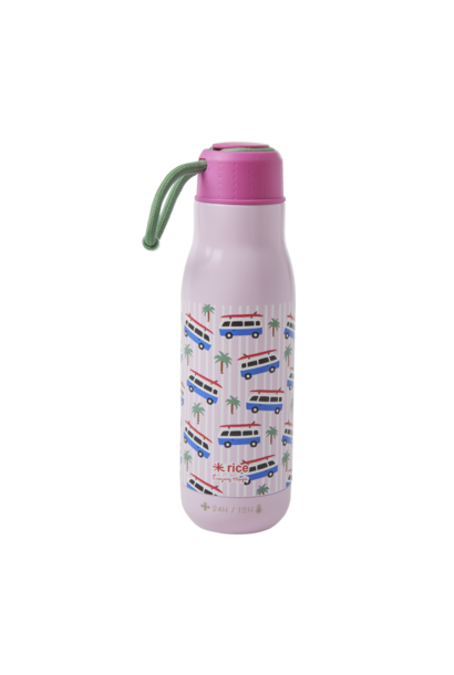 SS Thermosfles 500ml Cars pink