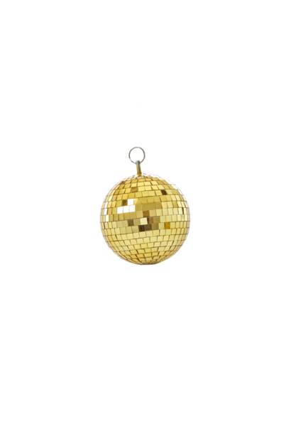 Disco bal 15cm goud