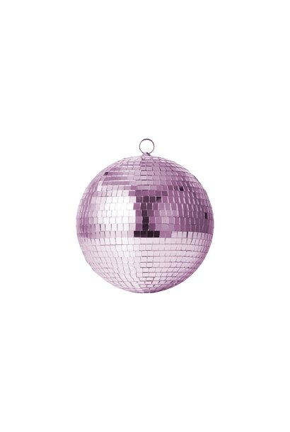 Disco bal 15cm soft pink