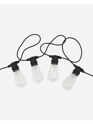 House Doctor Licht ketting Function black - 10 LED lamp - lengte 8,4mtr