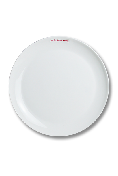 Plate large Cooked with love