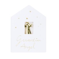 Mini kaart met Guardian Angel gold - I'm always by your side