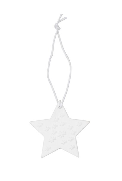 Hanger Ster - sterretjes in relief 5cm